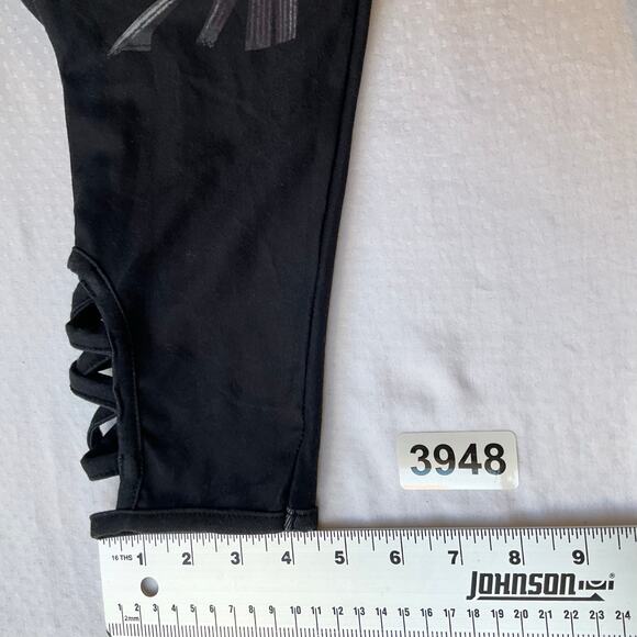 Disney Women Leggings size M Black Tim Burton’s The Nightmare Before Christmas - Picture 6 of 11